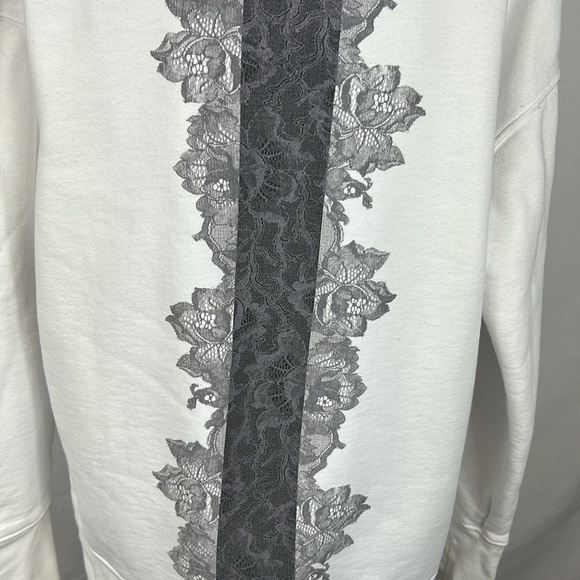 Athleta Rose Lace Tunic White Hoodie - Picture 6 of 11